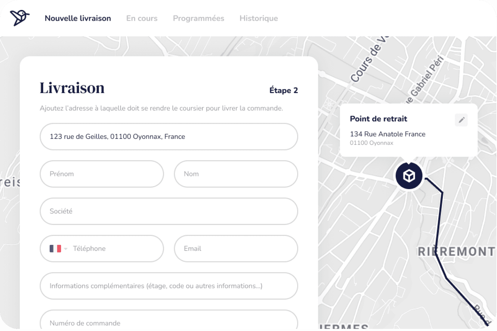 dashboard example